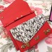 Gucci Ottilia Calfskin Leather Small Top Handle 488715 Red 2017