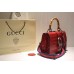 Gucci Croco Pattern Dionysus Leather Top Handle Bag 401818 Red 2015/2016