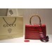 Gucci Croco Pattern Dionysus Leather Top Handle Bag 401818 Red 2015/2016