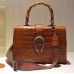 Gucci Croco Pattern Dionysus Leather Top Handle Bag 401818 Brown 2015/2016