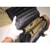 Gucci Croco Pattern Dionysus Leather Top Handle Bag 401818 Black 2015/2016