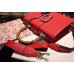 Gucci Dionysus hibiscus red leather top handle bag 421999