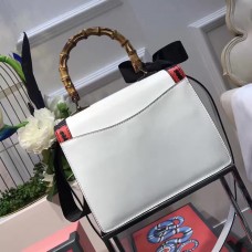 Gucci Lilith leather top handle bag 453751 WHITE(SuperM-711001)