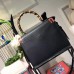 Gucci Lilith leather top handle bag 453751 Black(SuperM-711003)