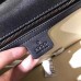 Gucci Lilith leather top handle bag 453751 Black(SuperM-711003)