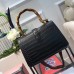 Gucci  Dionysus leather top handle bag 448075 Black (SuperM-71906)