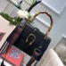 Gucci  Dionysus leather top handle bag 448075 Black (SuperM-71906)