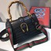 Gucci  Dionysus leather top handle bag 448075 Black (SuperM-71906)