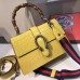 Gucci  Dionysus leather top handle bag 448075 Yellow  (SuperM-71907)