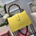 Gucci  Dionysus leather top handle bag 448075 Yellow  (SuperM-71907)