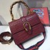 Gucci  Dionysus leather top handle bag 448075  Burgundy (SuperM-71909)