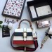 Gucci  Dionysus smooth leather top handle bag 448075  White/Navy/Red (SuperM-71922)