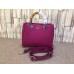 Gucci bamboo shopper mini leather top handle bag 368823 wine