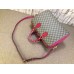 Gucci GG Supreme Top Handle Bag 409527 Beige/red