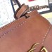 Gucci GG Marmont leather top handle 421890 brown