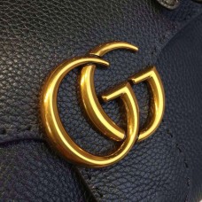 Gucci GG Marmont leather top handle 421890 black