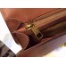 Gucci cat lock leather top handle bag 421998 Brown