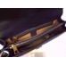 Gucci cat lock leather top handle bag 421998 Black