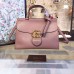 Gucci GG Marmont leather top handle 421890 pink