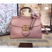 Gucci GG Marmont leather top handle 421890 pink