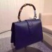 Gucci Dionysus leather top handle bag 421999 Blue