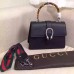 Gucci Dionysus leather top handle bag 421999 Black