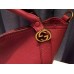 Gucci miss GG leather top handle bag 323675 Red