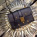 Gucci Cat Lock leather top handle bag 421997 Black Leather
