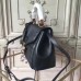 Gucci Margaret Quilted Leather Metal Bee Detail Top Handle Bag 476531 Black 2017