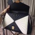 Gucci Margaret Quilted Leather Metal Bee Detail Top Handle Bag 476531 White/Black  2017