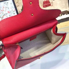 Gucci GG Marmont leather top handle 421890 red