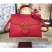 Gucci GG Marmont leather top handle 421890 red