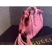 Gucci lady tassel leather top handle bag In Pink 354469