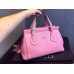 Gucci lady tassel leather top handle bag In Pink 354469