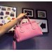 Gucci lady tassel leather top handle bag In Pink 354469