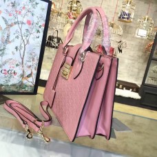 Gucci Padlock Gucci Signature top handle 428207 pink