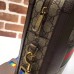 Gucci GG Supreme Briefcase Bag With Rainbow Strap 484663 Nude 2017