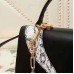 Gucci GG Supreme  And Leather Top Handle Bag 476435 Black/Snakeskin 2017