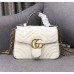 Gucci GG Marmont Mini Top Handle Bag 547260 White 2018