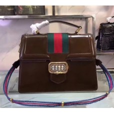 Gucci Medium Top Handle Bag 513138 Brown 2018