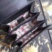 Gucci Frame Print Leather Top Handle Bag 495881 Black 2018