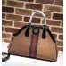 Gucci RE(BELLE) Suede Medium Top Handle Bag ‎516459 Brown 2018