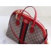 Gucci Ophidia GG Medium Top Handle Bag 524533 Red 2018