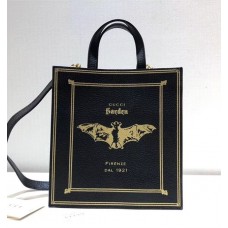 Gucci Bat Garden Tote Bag 513909 Black 2018