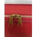 Gucci Grained Leather Logo Print Travel Luggage Red 2018