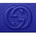 Gucci Soho leather clutch 336753 Blue