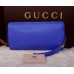 Gucci Soho leather clutch 336753 Blue