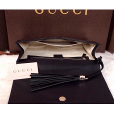 Gucci Soho leather clutch 336753 Black