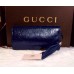 Gucci Soho leather clutch 336753 Dark Blue