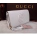 Gucci Soho leather clutch 336753 White